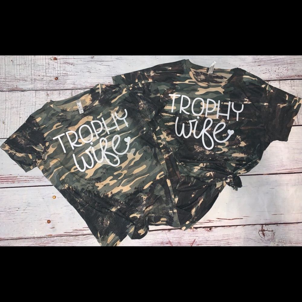 Camouflaged Bleached Tee